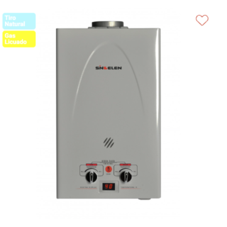 Calefont 5 Litros Gas Licuado • Tiro Natural CFN-5GLSI